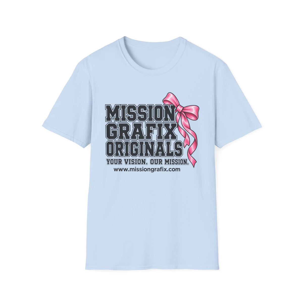 Mission Grafix Varsity Pink Bow II T-Shirt