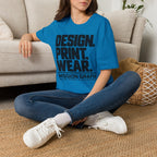 Design. Print. Wear. Graphic Tee — Bold Typography T-Shirt