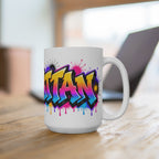 Manhattan Graffiti Mug 15oz | Street Art Drip