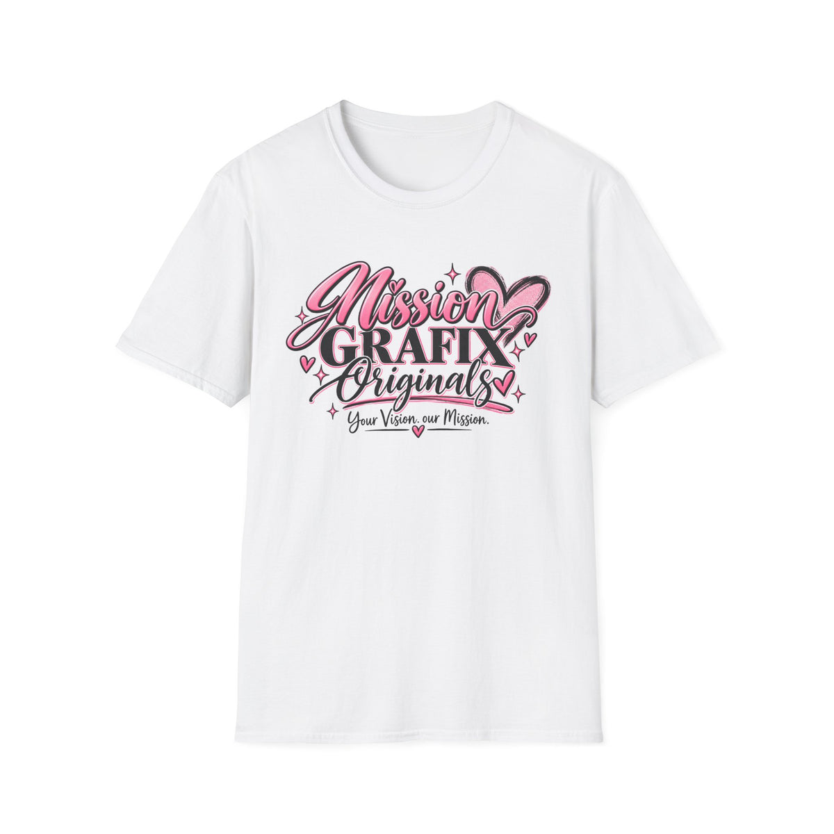 Mission Grafix Pink Heart T-Shirt