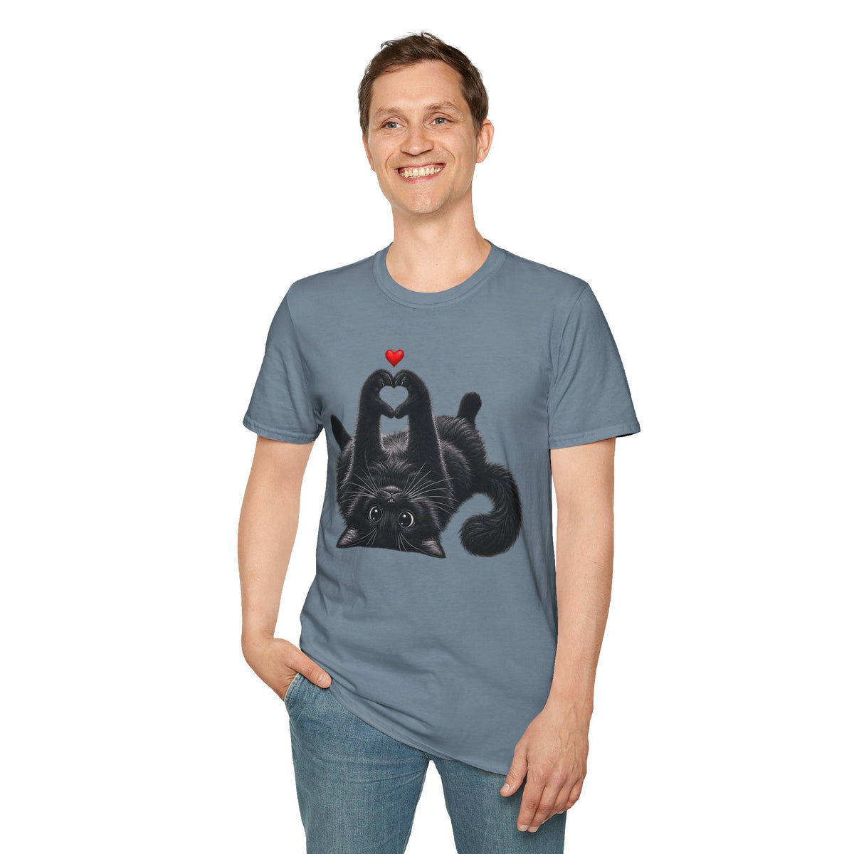 Cute Black Cat T-Shirt