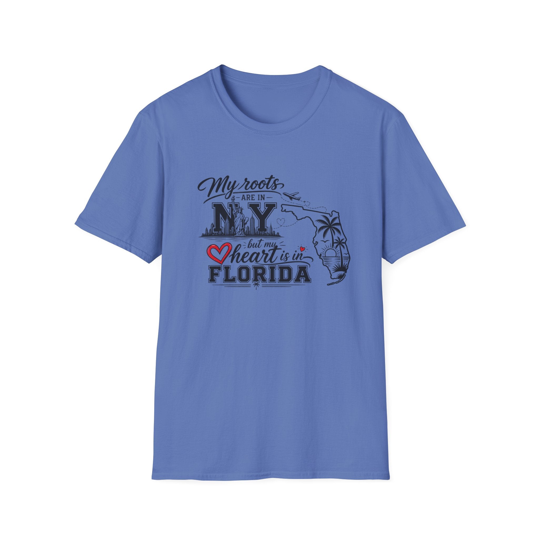 My Roots are in NY and heart is in FL T-Shirt