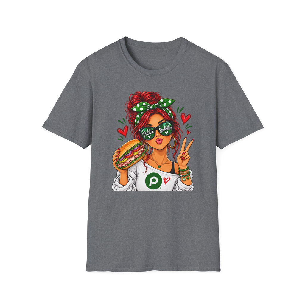 Publix Sandwiches Influencer Girl (Red Head) T-Shirt