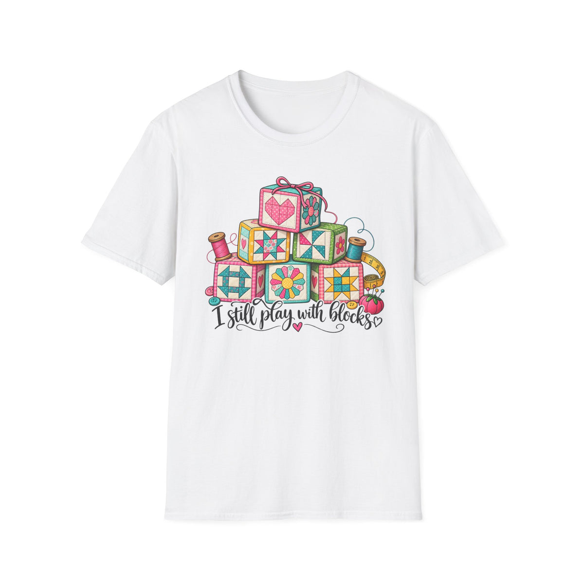 Quilted Blocks and Crafty Threads T-Shirt