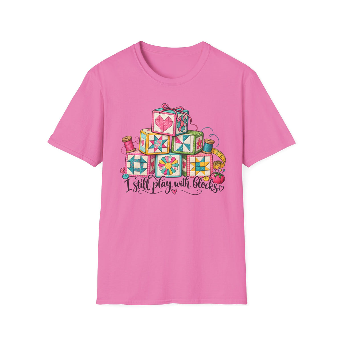 Quilted Blocks and Crafty Threads T-Shirt