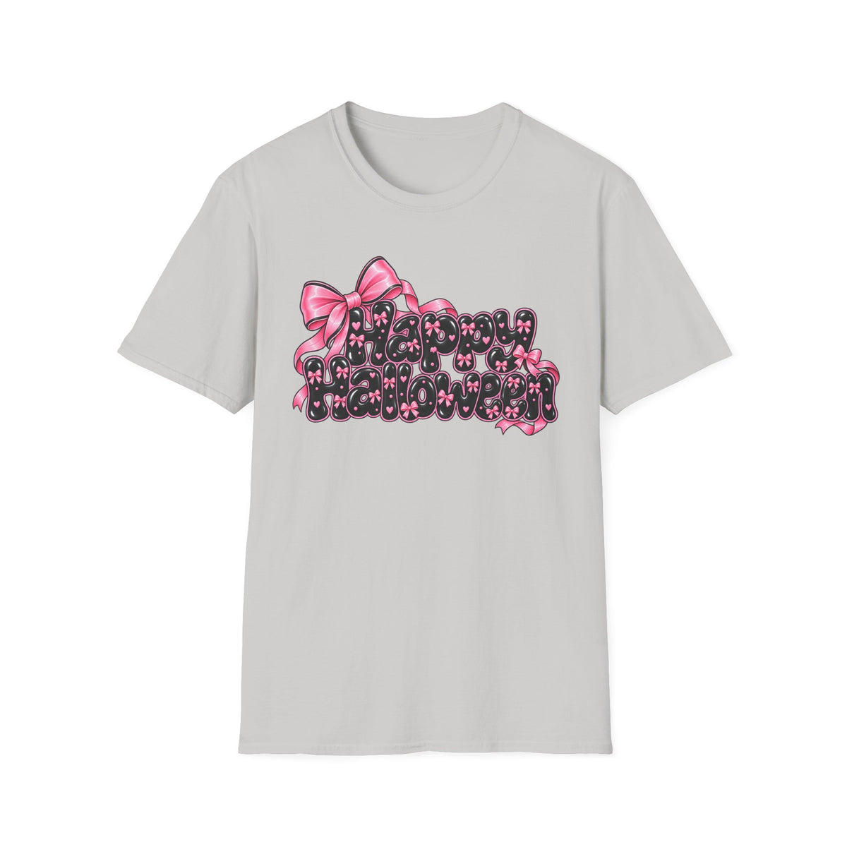 Pink Bows Happy Halloween T-Shirt