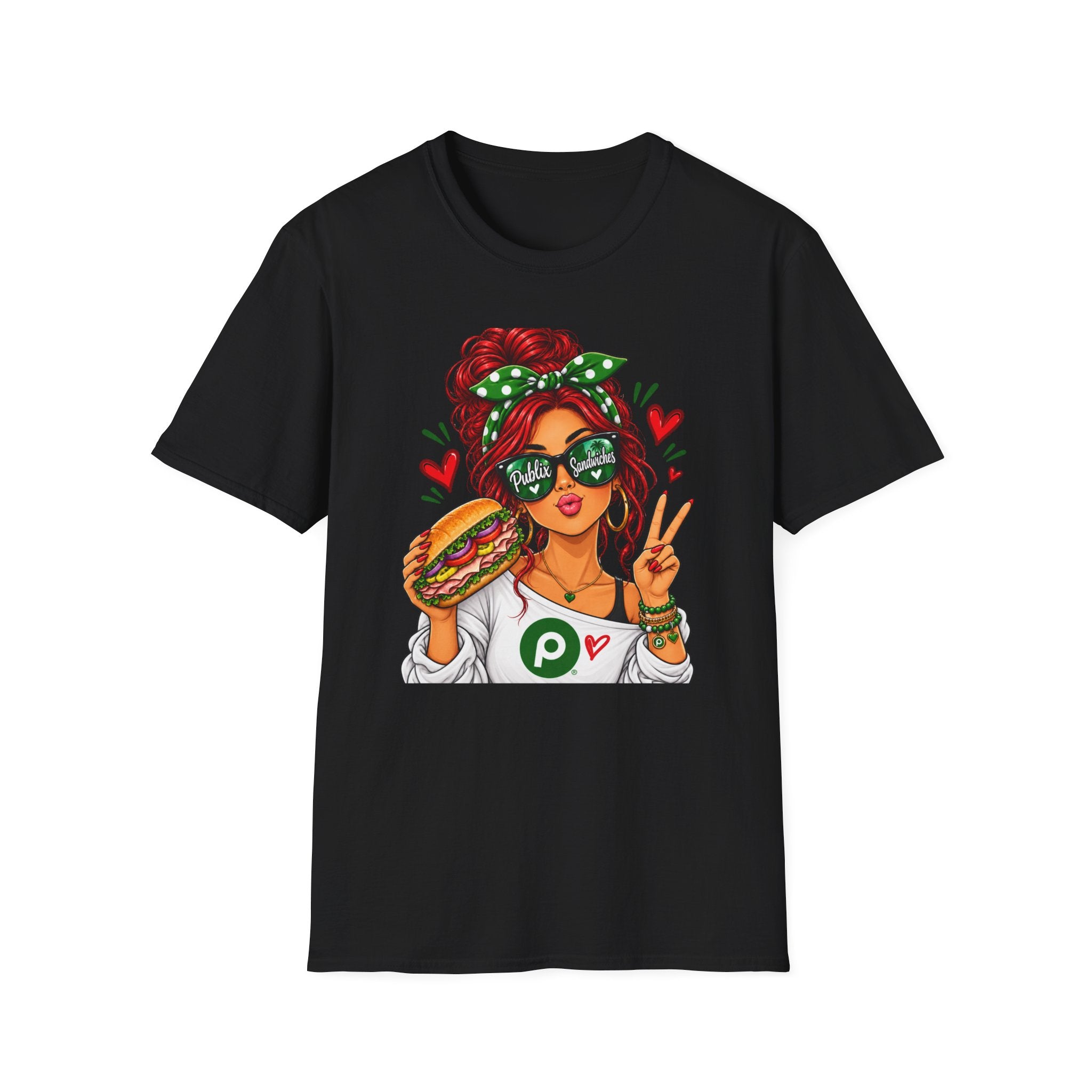 Publix Sandwiches Influencer Girl (Red Head) T-Shirt