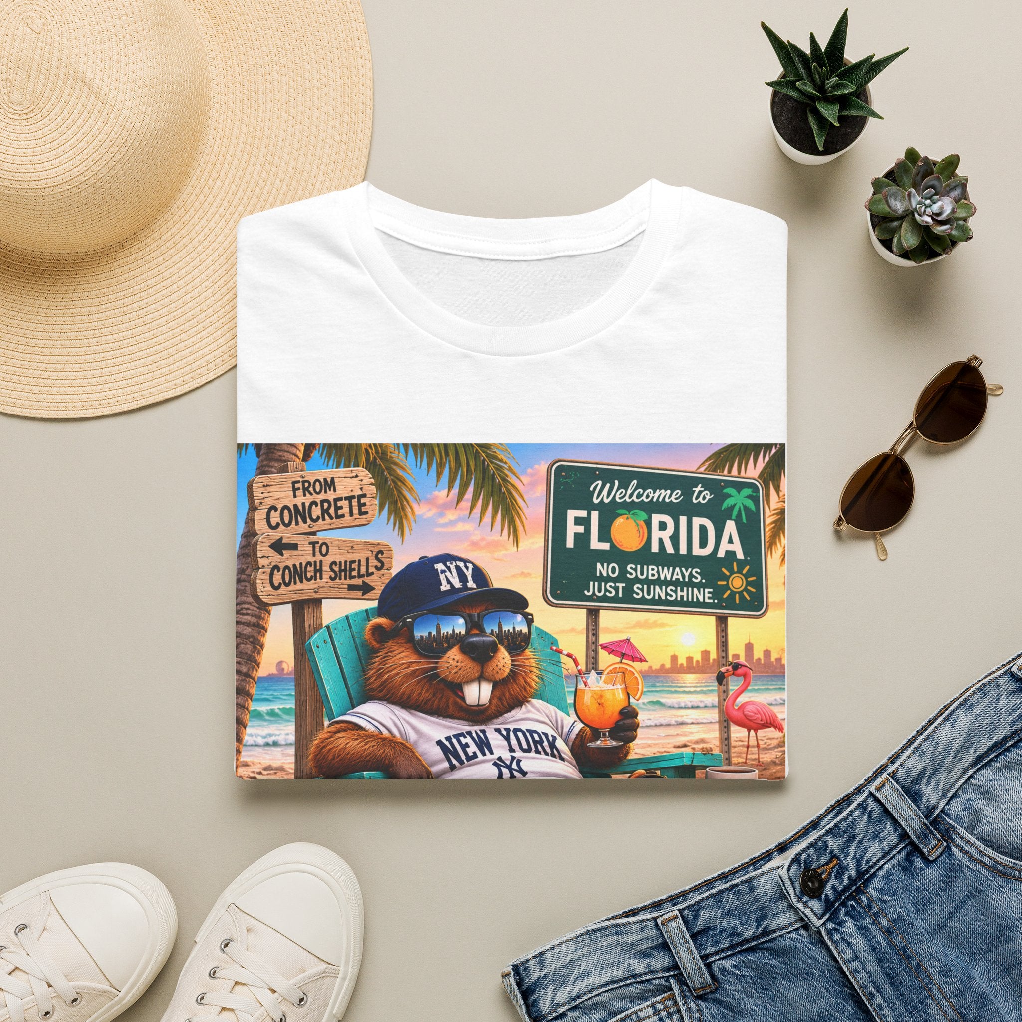 Beaver's NY to FL Escape T-Shirt