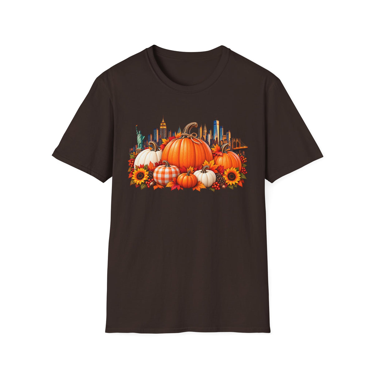 Pumpkin Harvest NYC Skyline II T-Shirt