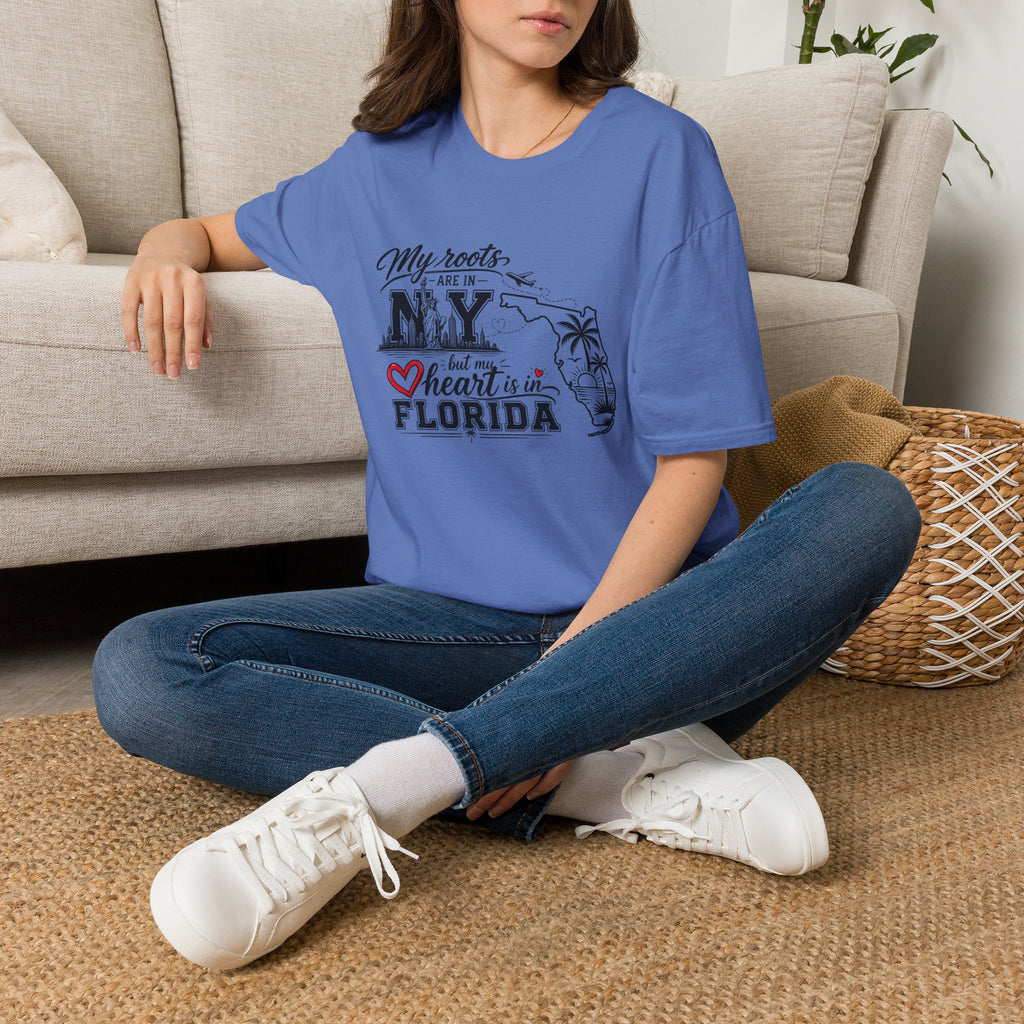 My Roots are in NY and heart is in FL T-Shirt