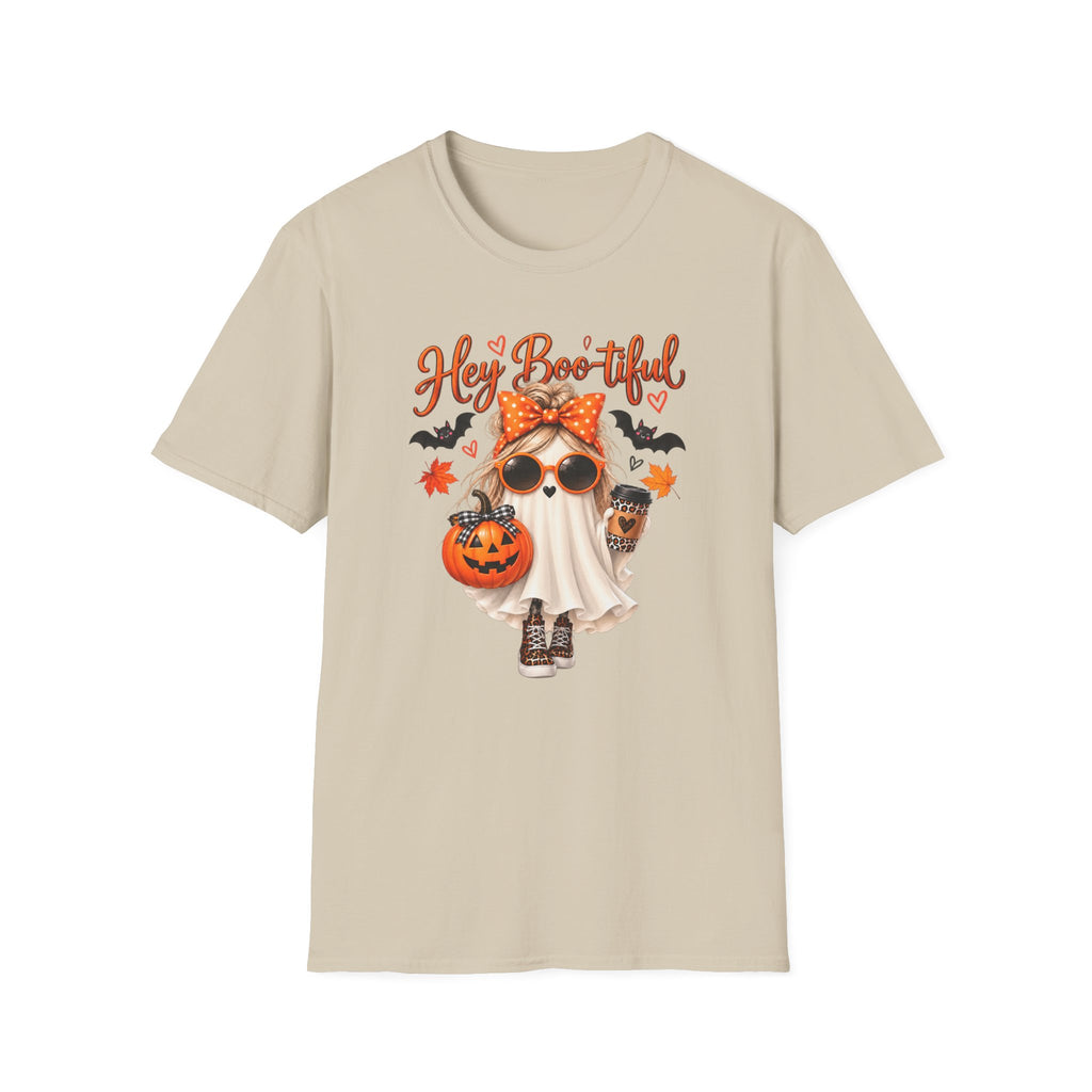Hey Boo-tiful Ghost Girly T-Shirt