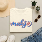 Mahj Blue Script T-Shirt