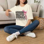 Mission Grafix Varsity Pink Bow II T-Shirt