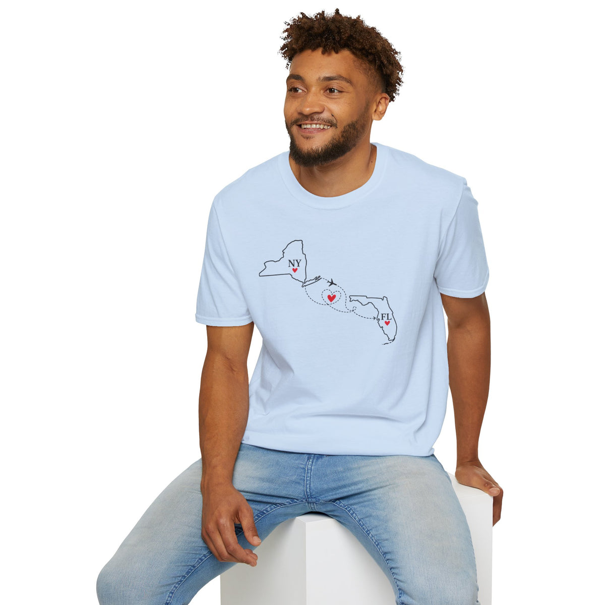 NY to FL Flight T-Shirt