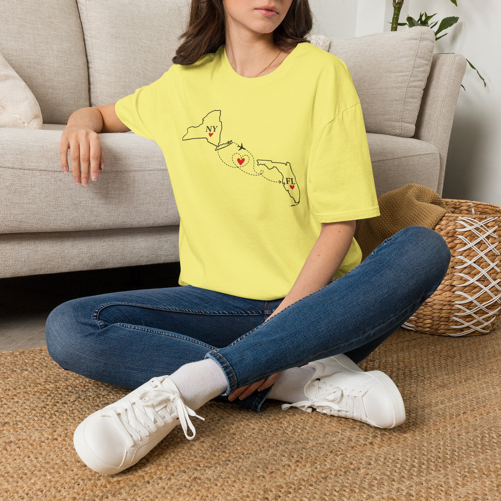 NY to FL Flight T-Shirt