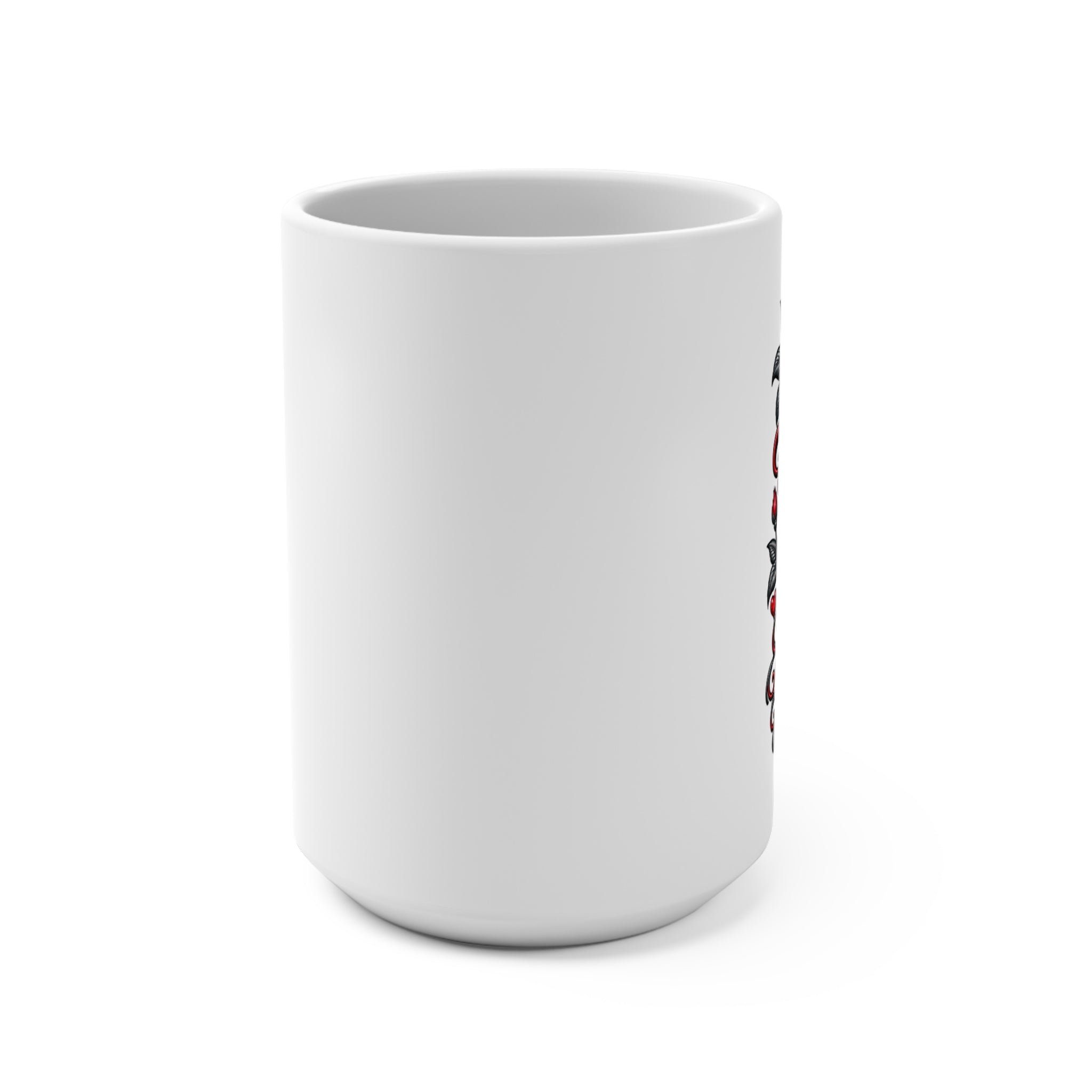 Love Is Louder Than Fear Mug | Red Roses Typography Coffee Cup