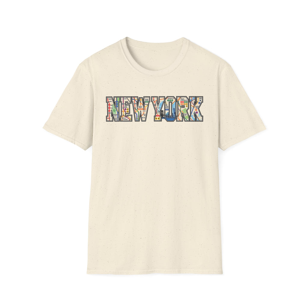 New York Train Map T-Shirt