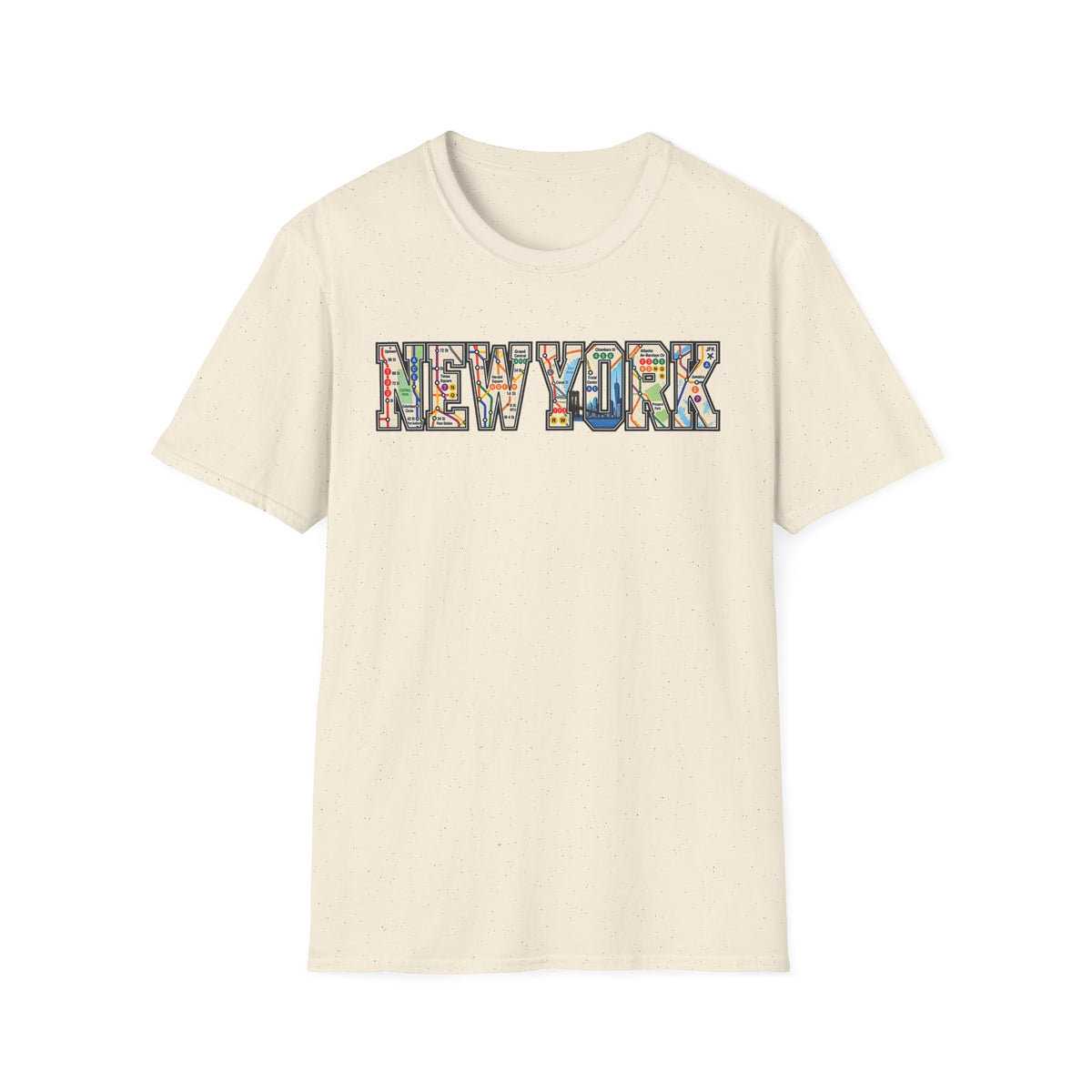 New York Train Map T-Shirt