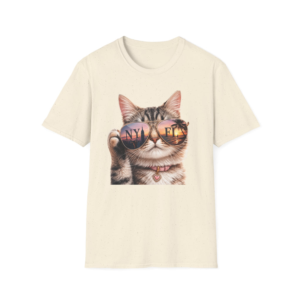 Cool Cat Transplant NY to FL T-Shirt