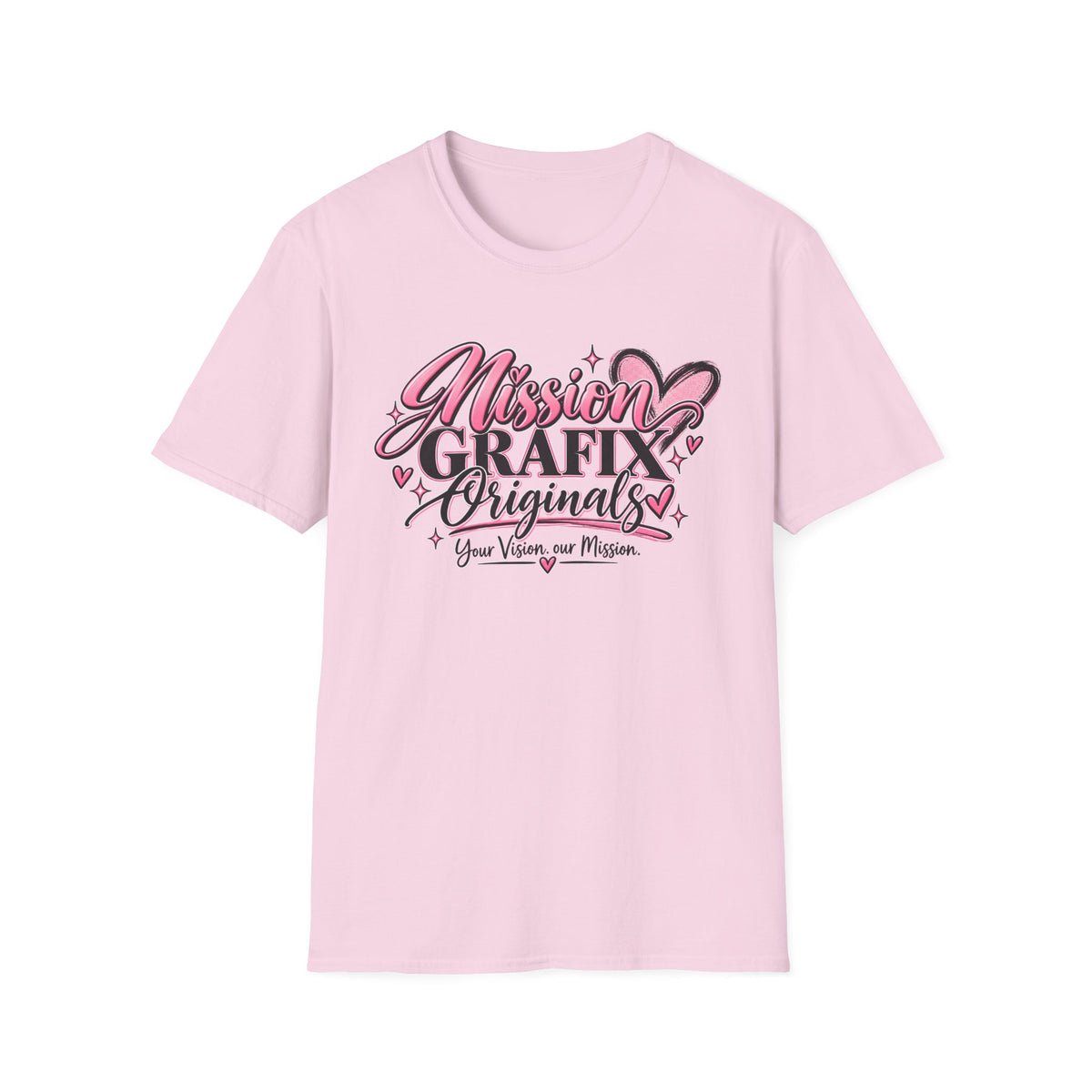 Mission Grafix Pink Heart T-Shirt