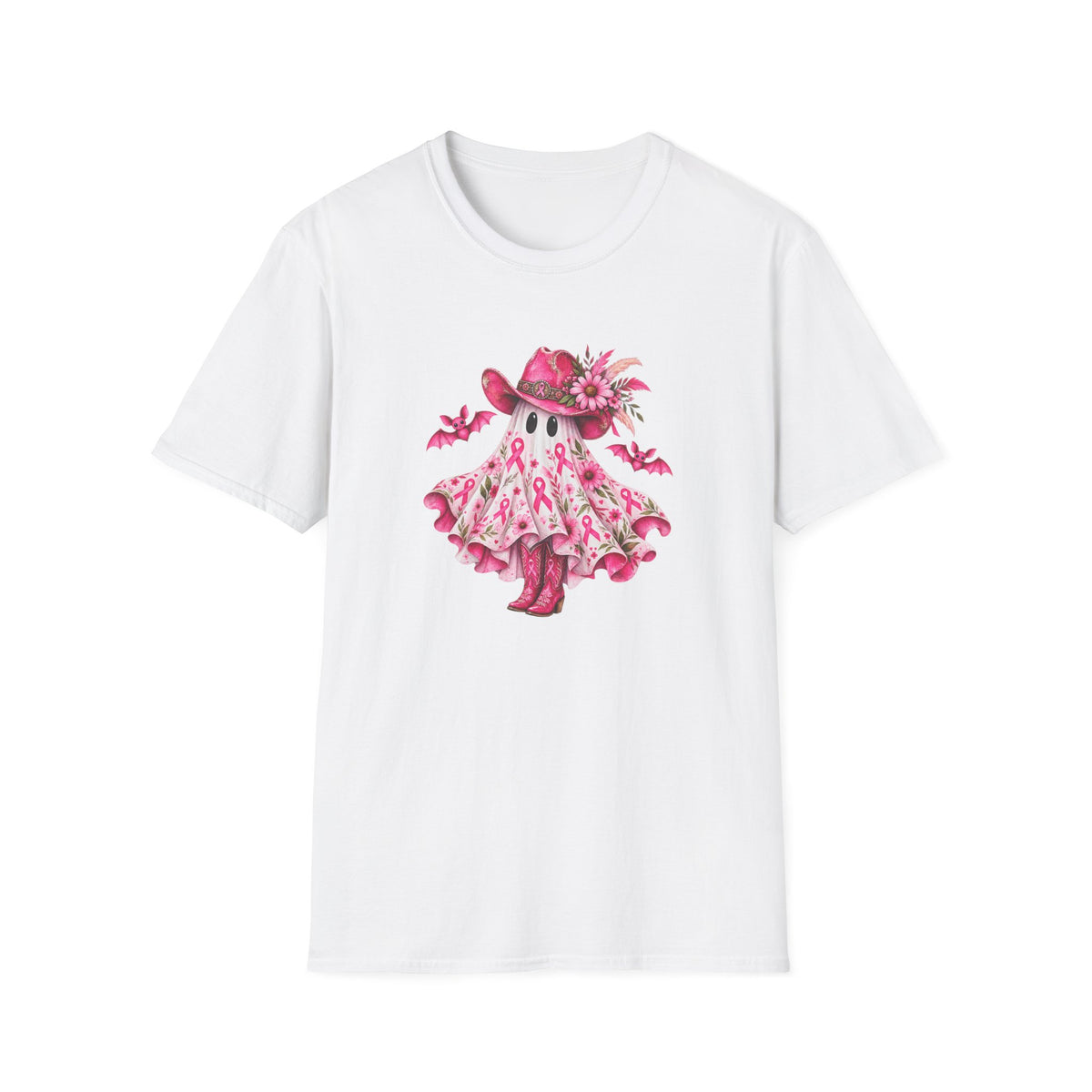 Breast Cancer Cowgirl Ghost T-Shirt