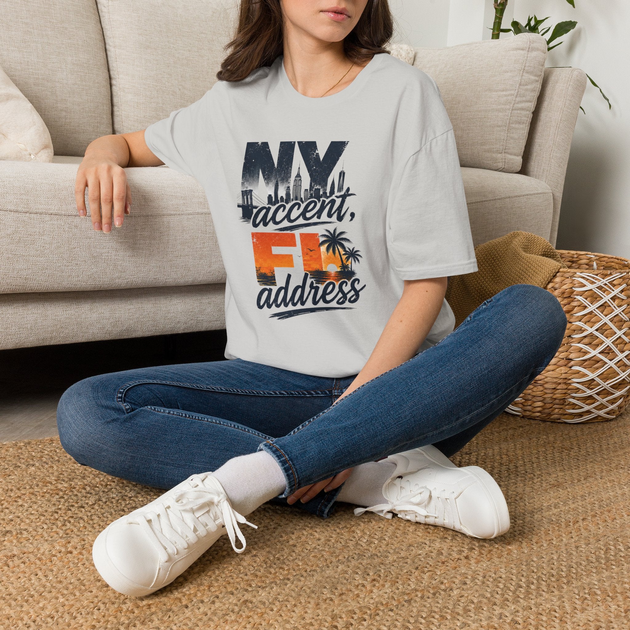 NY Accent FL Address T-Shirt
