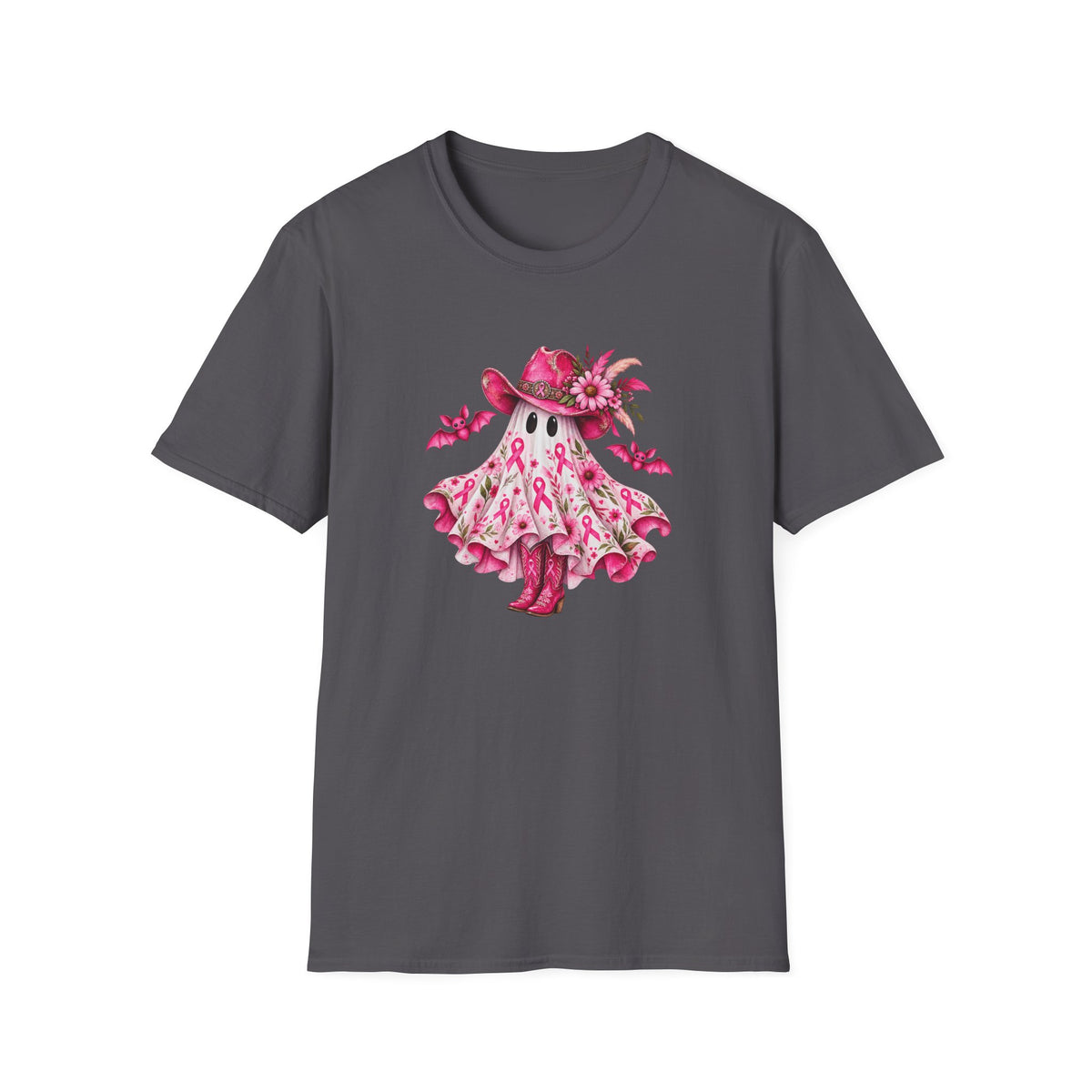 Breast Cancer Cowgirl Ghost T-Shirt