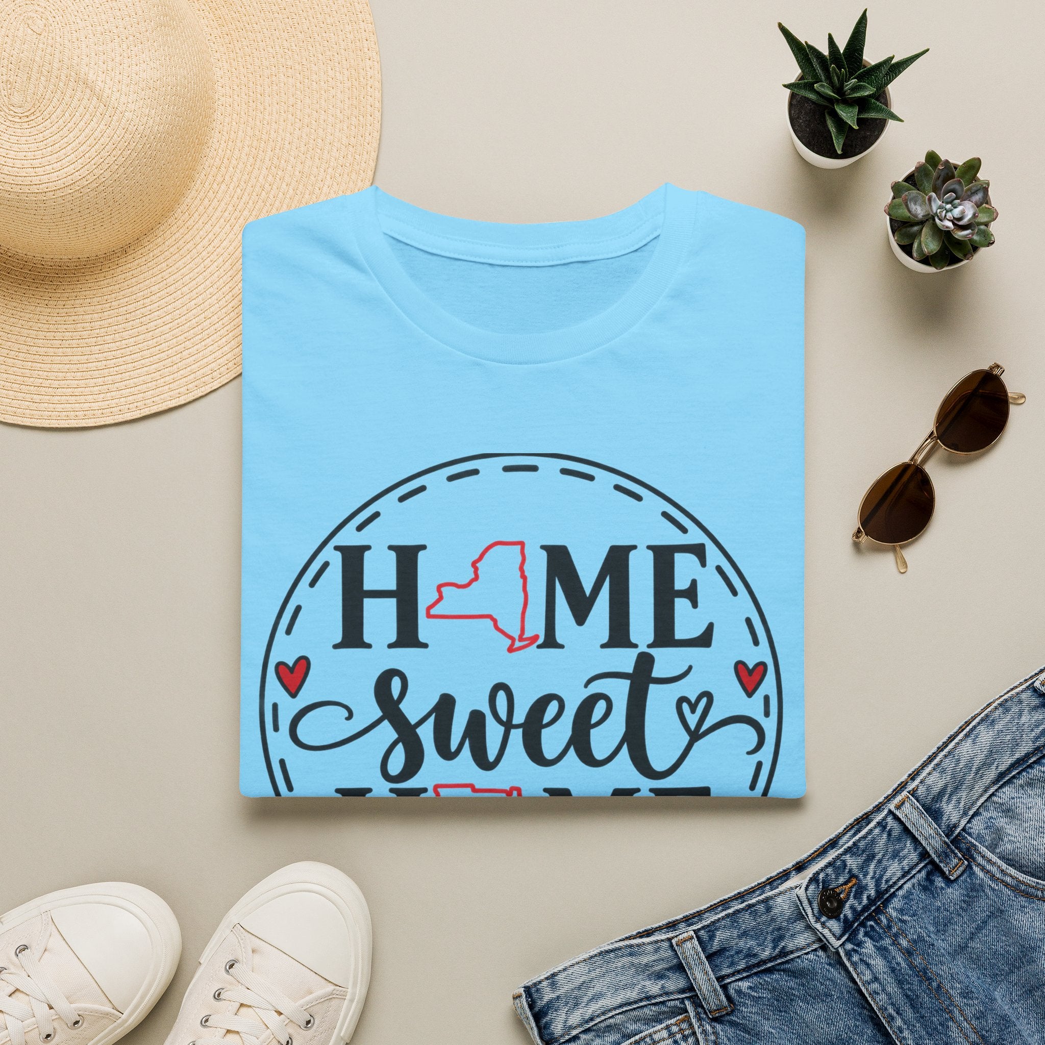 Home Sweet Home (NY to FL) T-Shirt