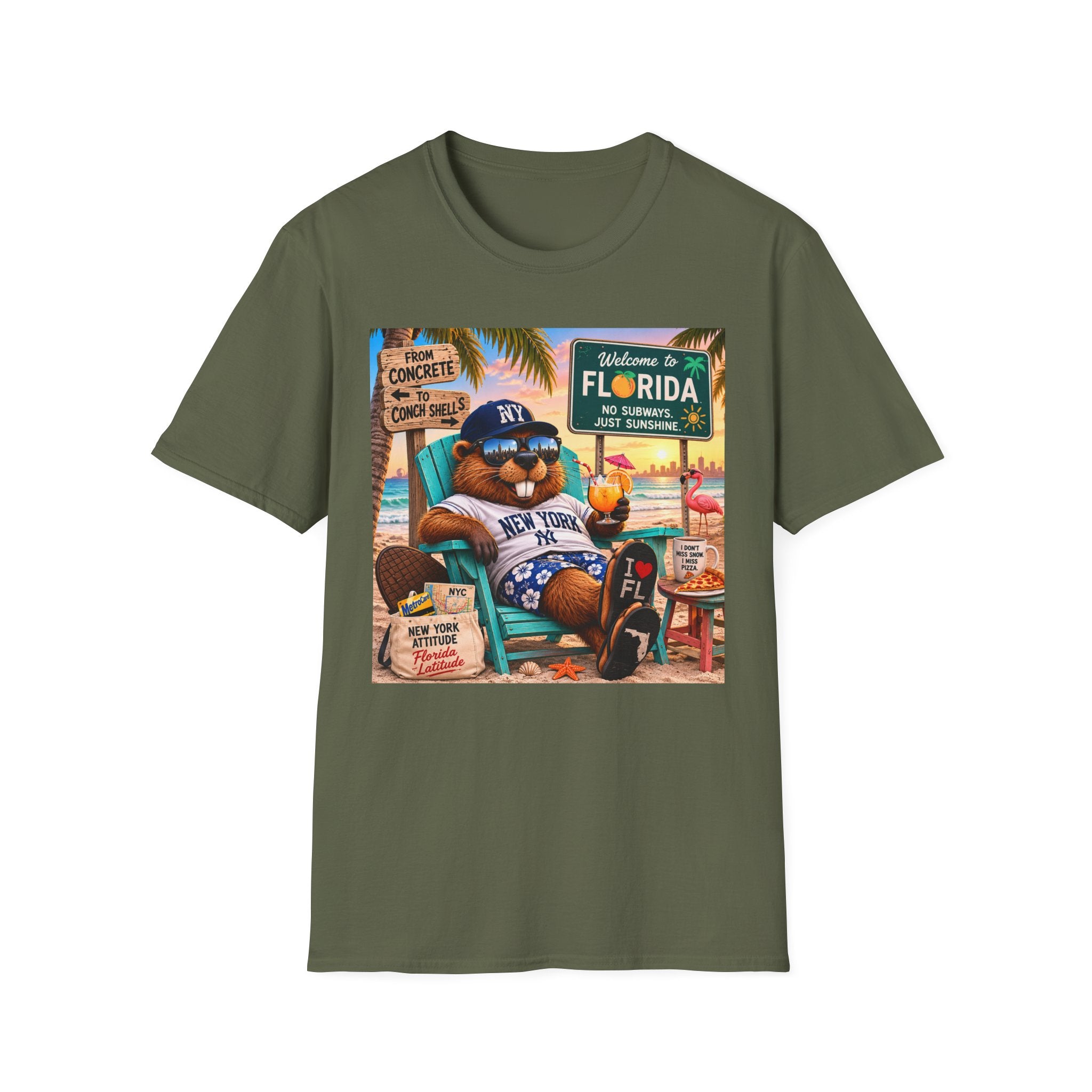 Beaver's NY to FL Escape T-Shirt