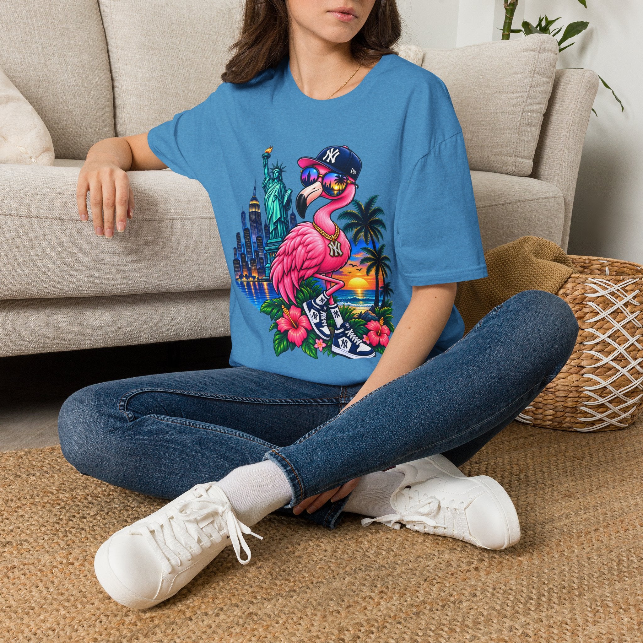 NYC Flamingo T-Shirt
