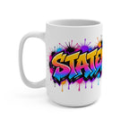 Staten Island graffiti art mug | Colorful street art 15oz