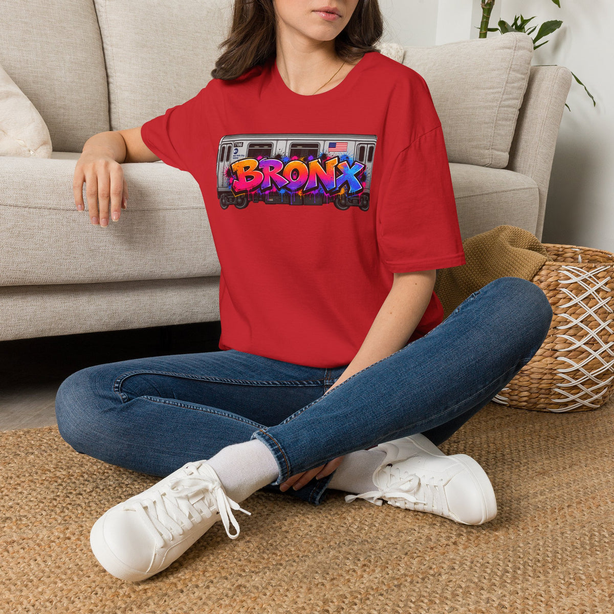 Bronx Graffiti Subway Car T-Shirt