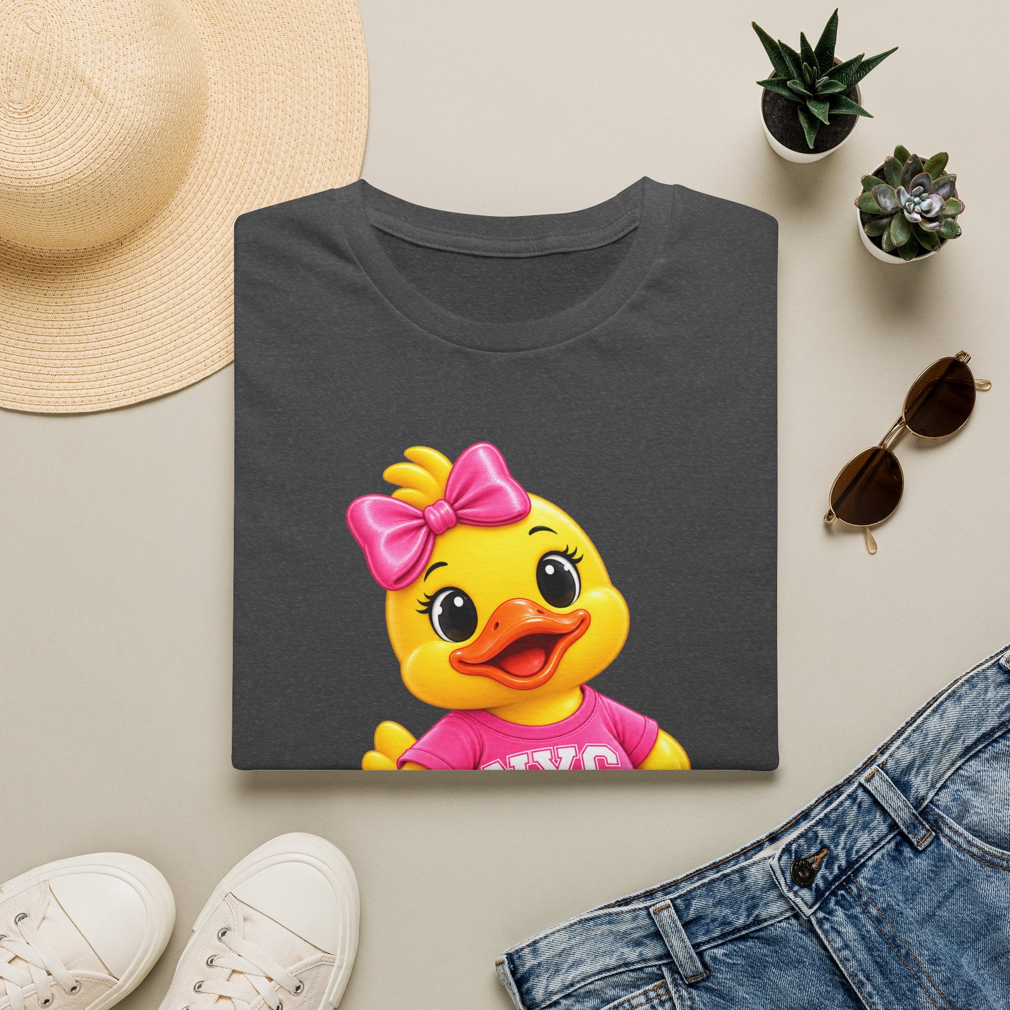 NYC Varsity Girl Rubber Duck T-Shirt