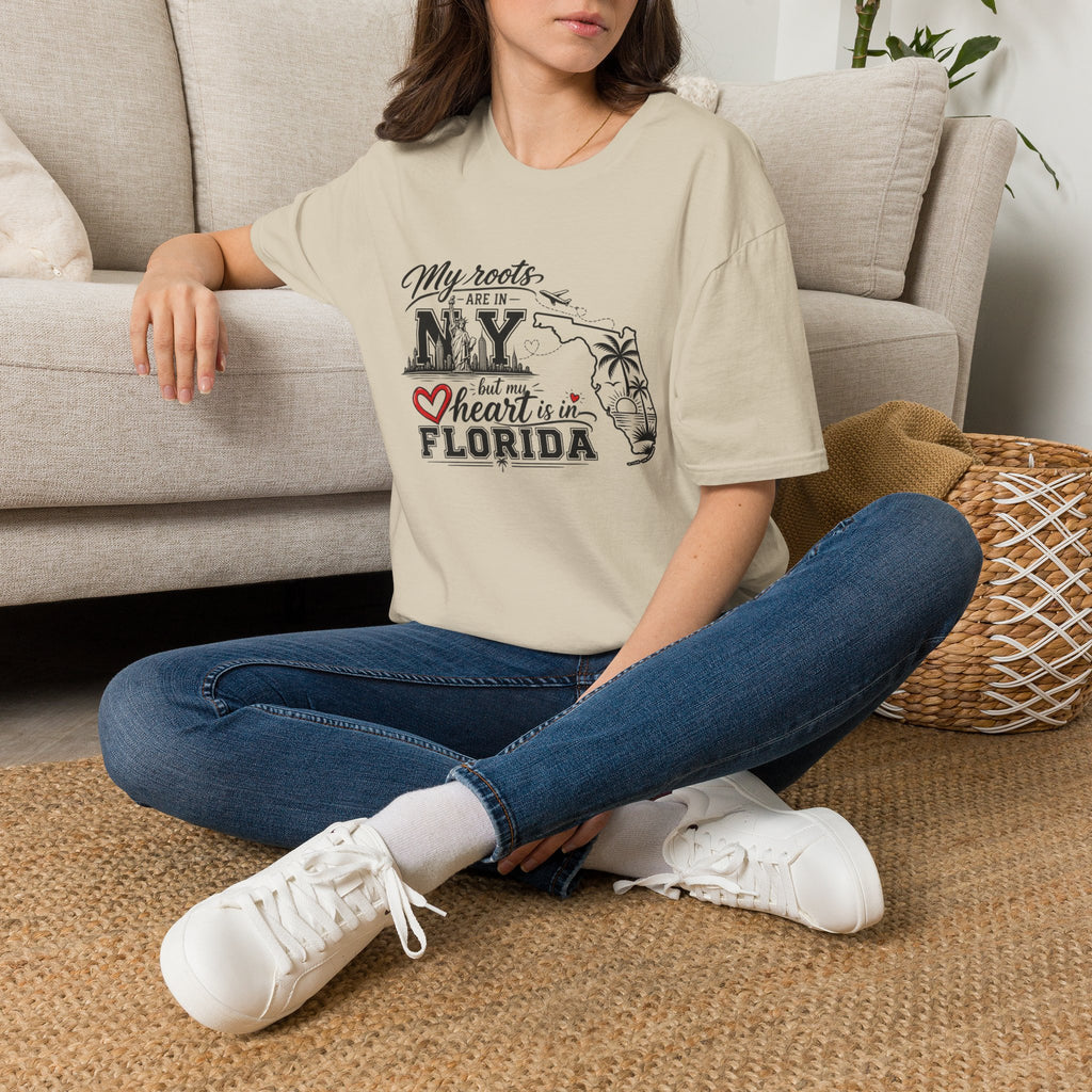 My Roots are in NY and heart is in FL T-Shirt
