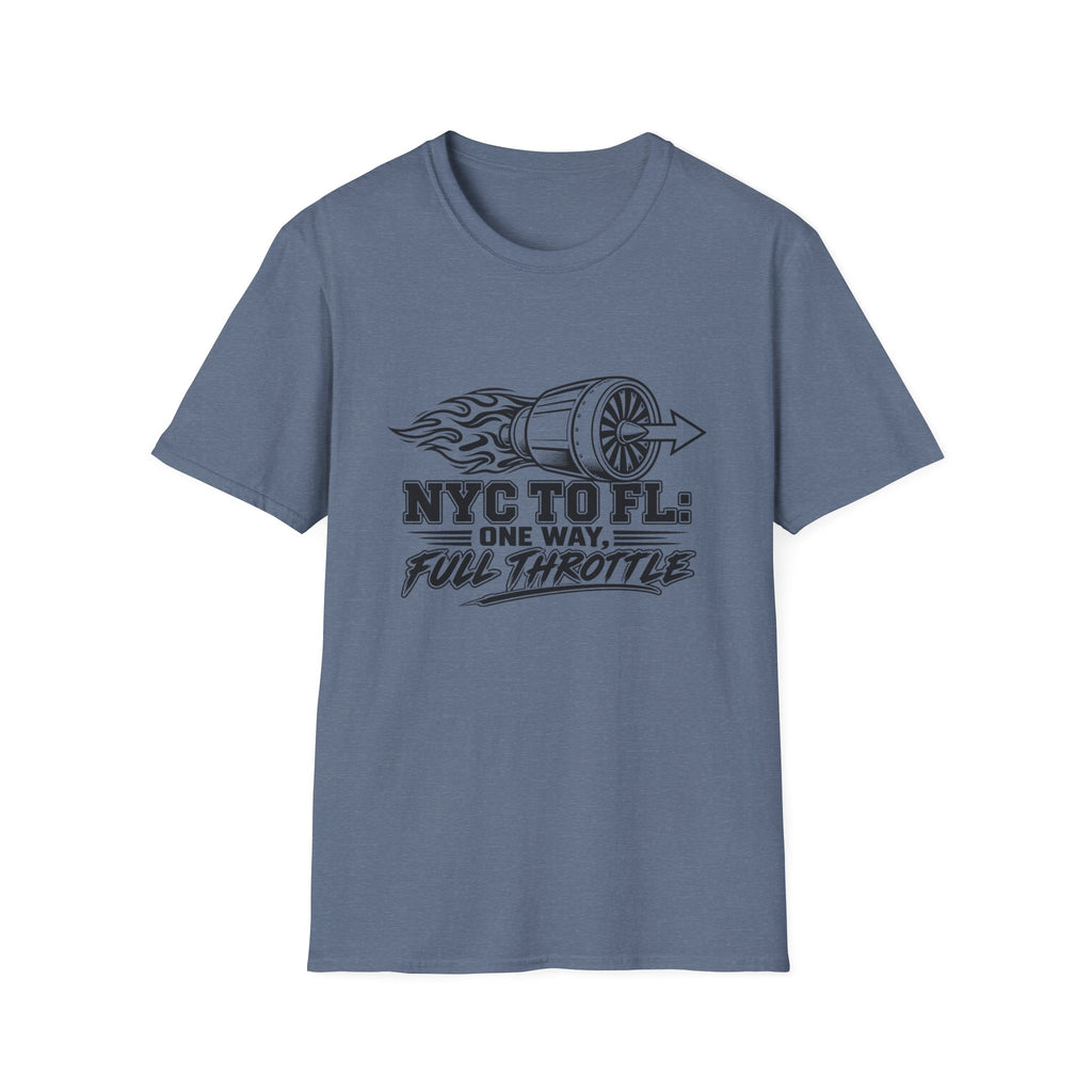 NY to FL Full Throttle T-Shirt