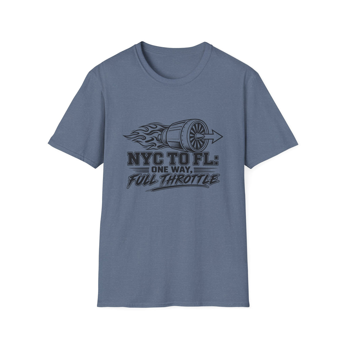 NY to FL Full Throttle T-Shirt