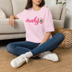 Mahj Pink Script T-Shirt