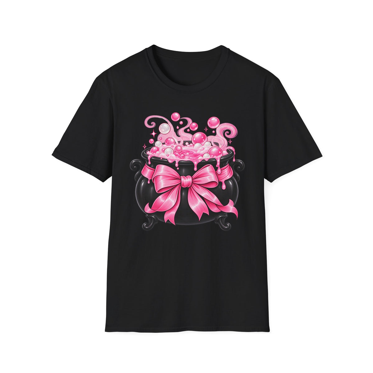 Pink Bow Witches Brew T-Shirt
