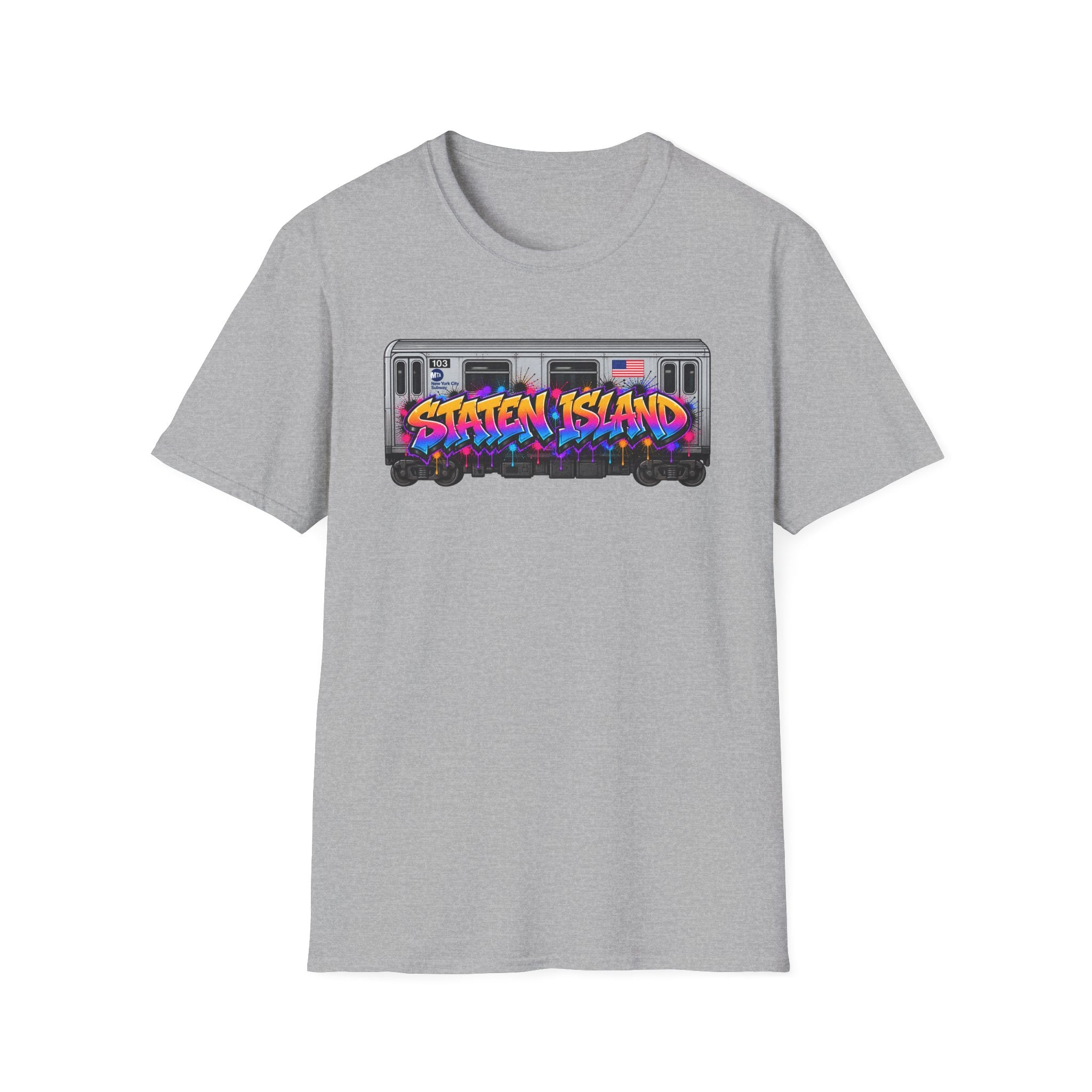 Staten Island Graffiti Subway Car T-Shirt