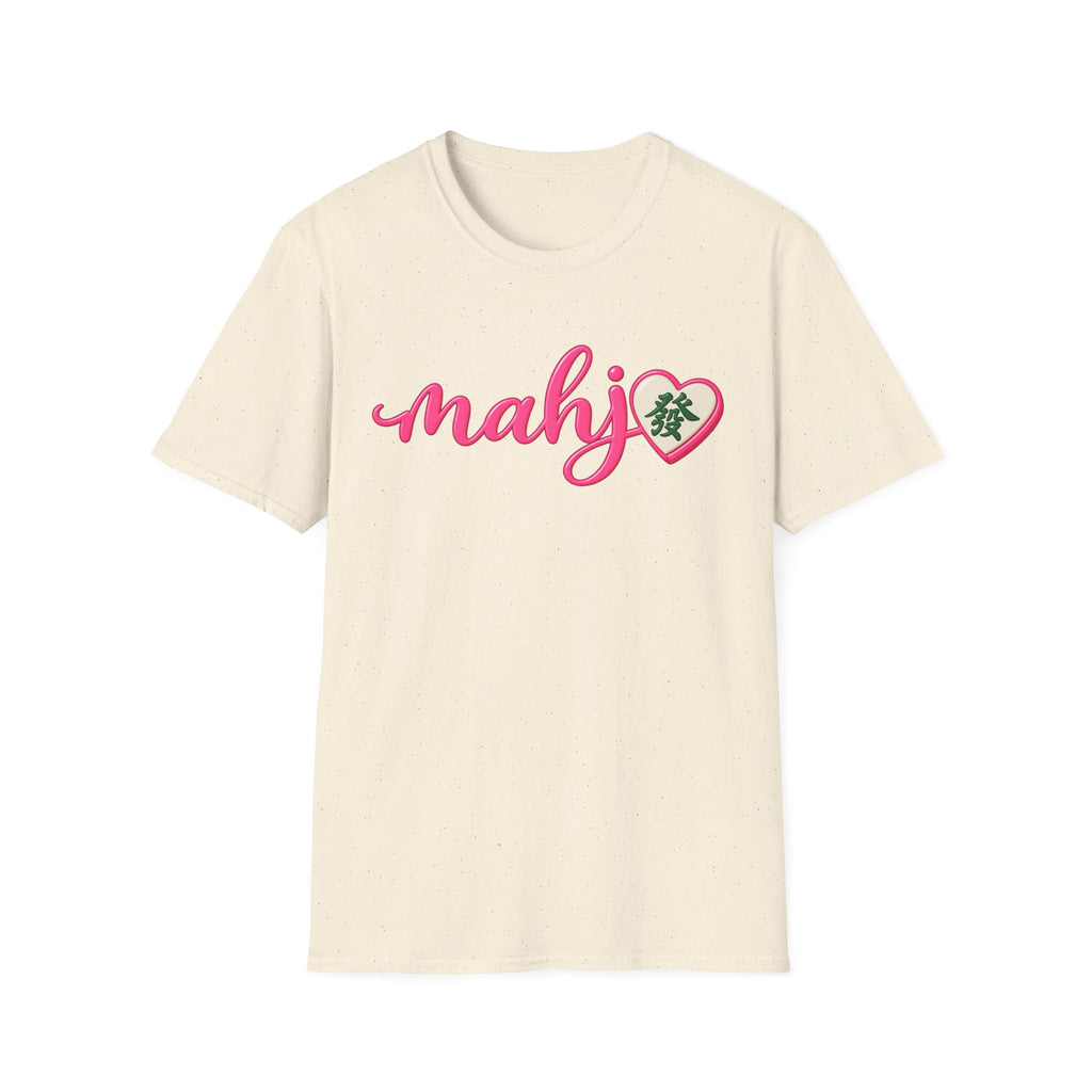 Mahj Pink Script T-Shirt