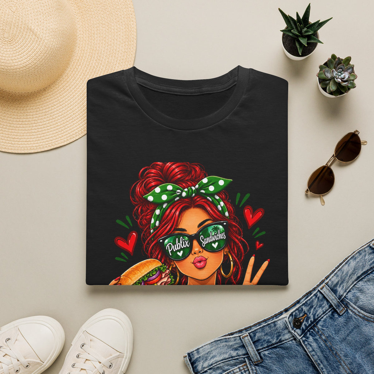 Publix Sandwiches Influencer Girl (Red Head) T-Shirt