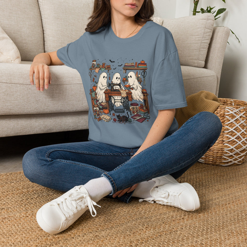 Ghostly Friends Sewing T-Shirt