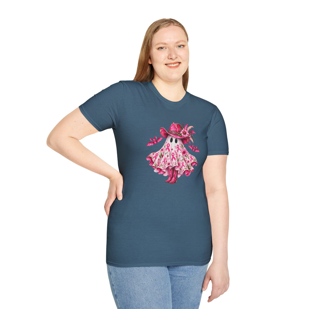 Breast Cancer Cowgirl Ghost T-Shirt