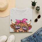 Mission Grafix Highland Cow Pink - T-Shirt