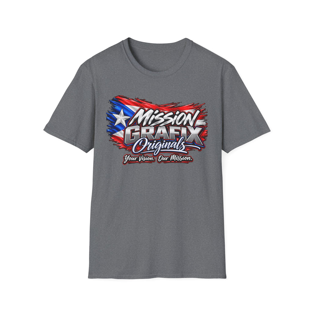 Mission Grafix Puerto Rican Flag T-Shirt