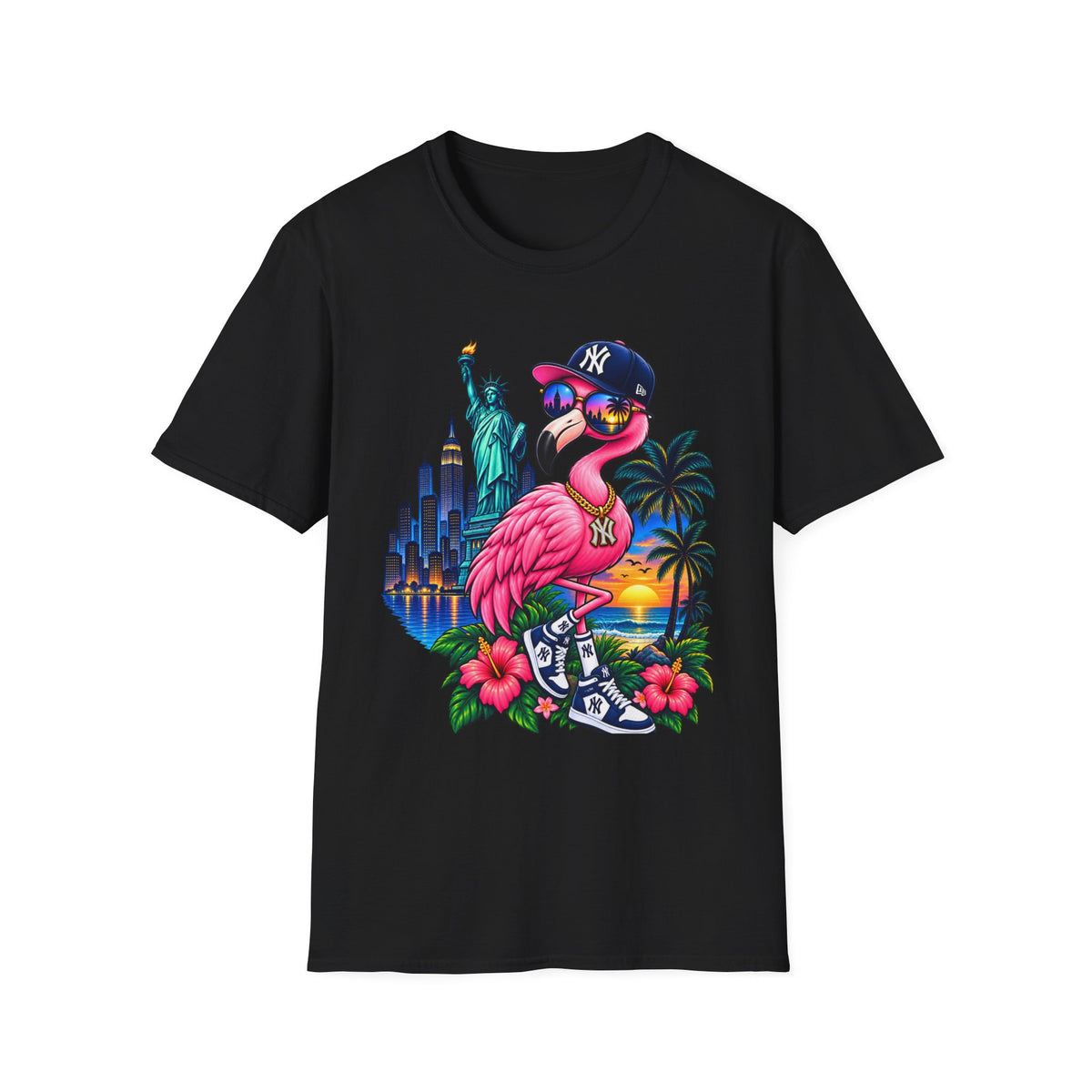 NYC Flamingo T-Shirt