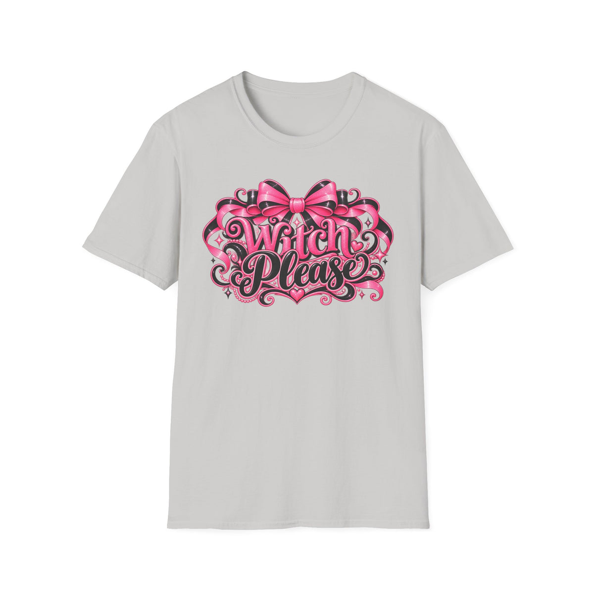 Witch Please Pink Bow T-Shirt