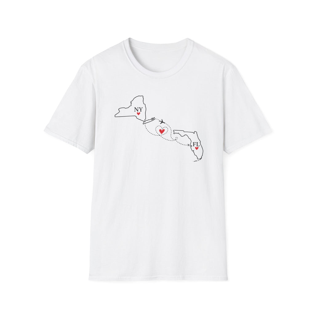 NY to FL Flight T-Shirt
