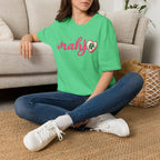 Mahj Pink Script T-Shirt