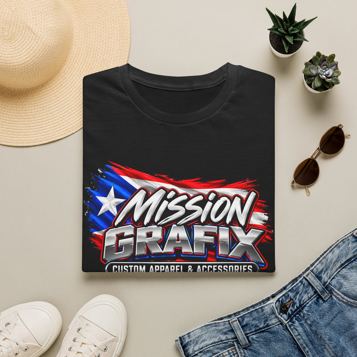 Mission Grafix Puerto Rican Flag II T-Shirt